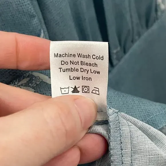 Tuckernuck Blue Floral Blouse - Picture 13 of 15